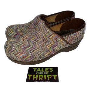 Sanita Vilda Closed Toe Danish Clogs Multicolored